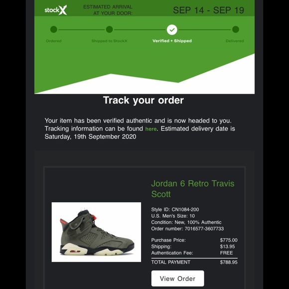 travis scott 6s stock x